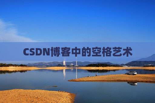 CSDN博客中的空格艺术
